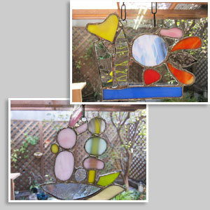 ステンドグラスパネル