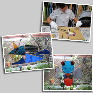 ステンドグラスパネル