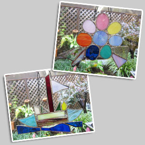 ステンドグラスパネル