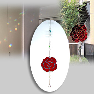 雪結晶ランプとクリスマスツリーパネル